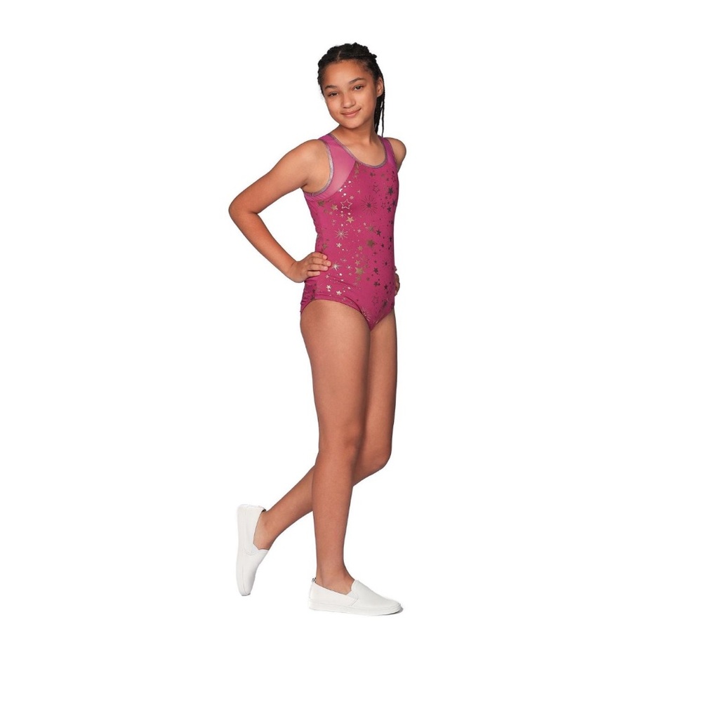 NWT Justice Leotard 2 pieces size 12/14 size L for Dance or Gymnastics